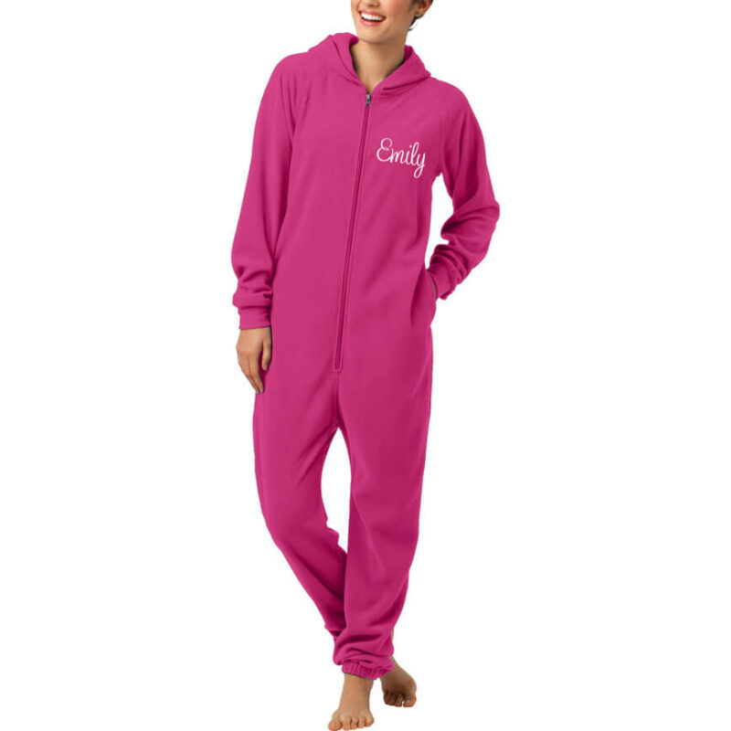 Adult Onesie Lounger with Embroidered Name