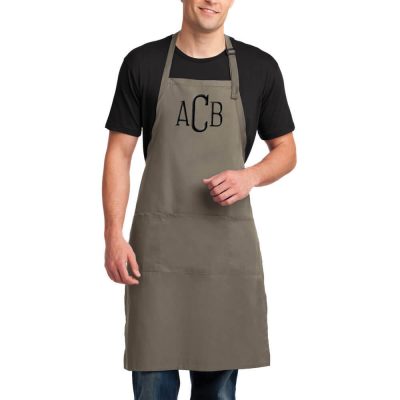 Custom Monogrammed Groom Apron