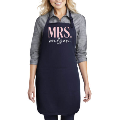 Personalized Mrs. Bride Apron