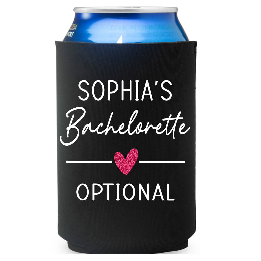 Hot Pink Pecker Bottle Cooler, Bachelorette Koozie