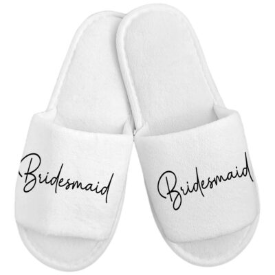 Budget Bridesmaid Slippers