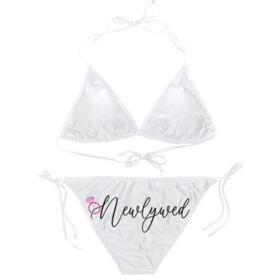 Personalized Newlywed Bride Bikini