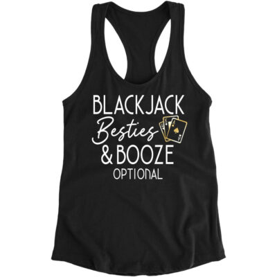 "Blackjack, Booze & Besties" Bachelorette Tank Top