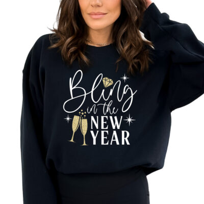 Bling in the New Year Bride Sweatshirt