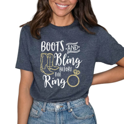Boots & Bling before the RIng T-shirt