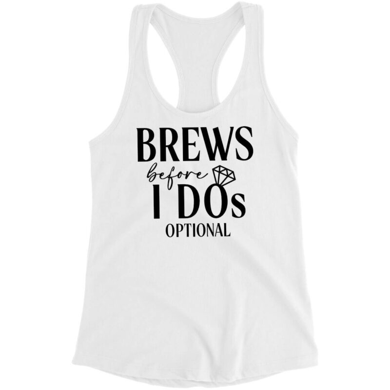 "Brews before I Do's" Bachelorette Tank Top