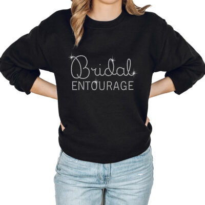 Rhinestone Bridal Entourage Sweatshirt