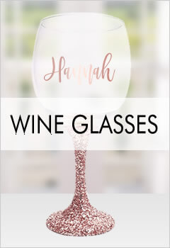 Personalized Wine & Can-Shaped Glasses