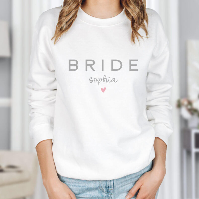 Bride Sweatshirt - Model