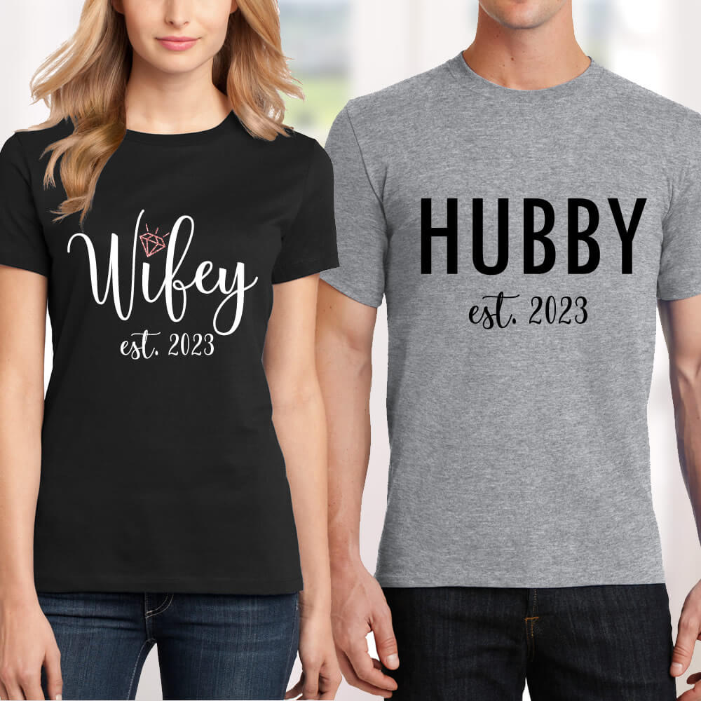 Bride and Groom Shirt Sets