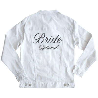 Embroidered Bride Jean Jacket