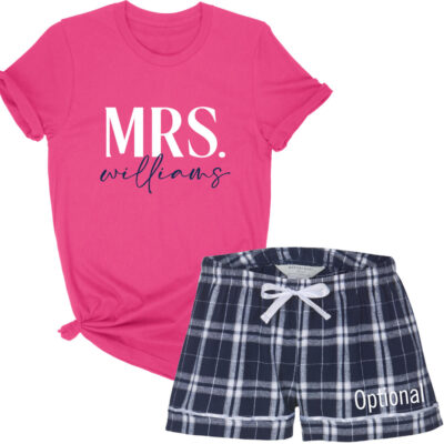 "Mrs." Bride Pajama Set