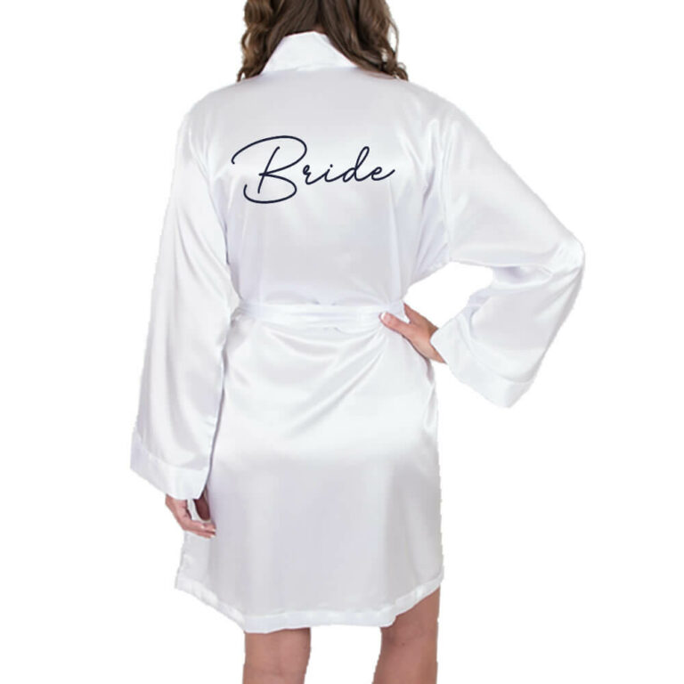 Bride Satin Robe - Personalized Brides