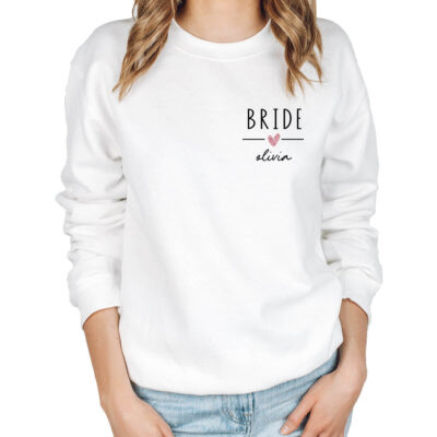 Bride Sweatshirt with Diamond