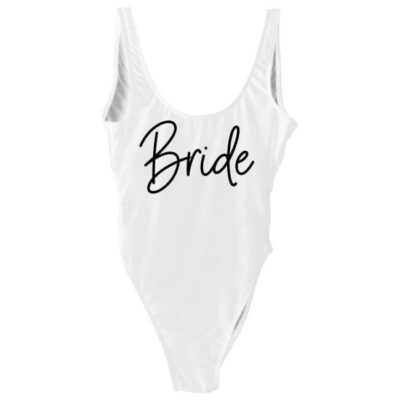 One-piece Bride Swimsuit