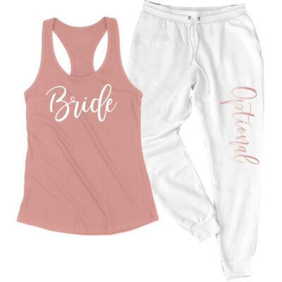 Bride Tank Top & Jogger Pants Set