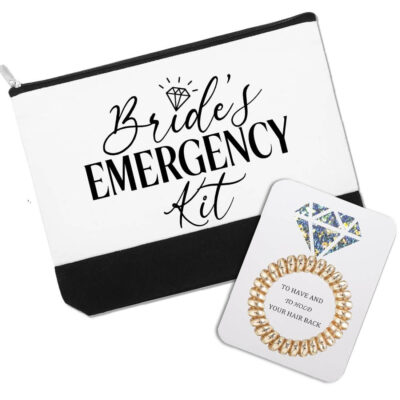 Bride's Emergency Kit with Hair Tie
