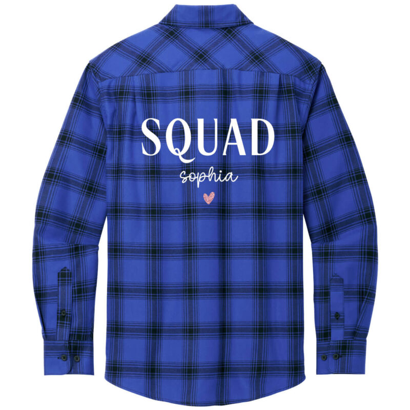 "Bride's Squad" Flannel Shirt