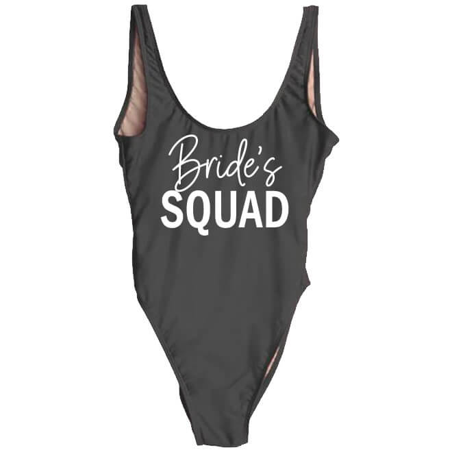 Bride's Squad One Piece Swimsuit