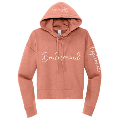 Bridesmaid Crop Hoodie