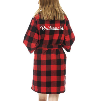 Bridesmaid Flannel Robe