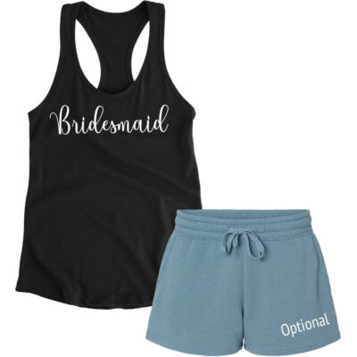 Bridal Party Tank Top & Shorts Pajama Set