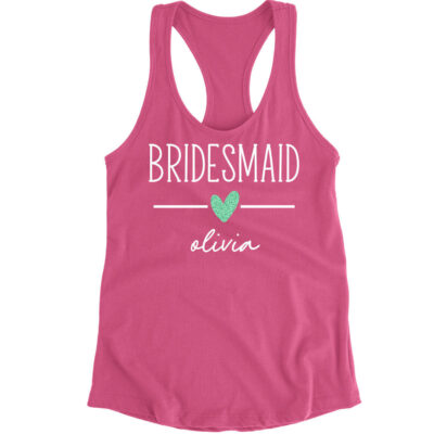 Bridesmaid Tank Top - 2-line