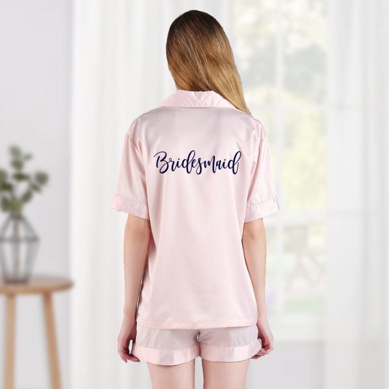 Button-up Bridesmaid Pajamas - Lifestyle