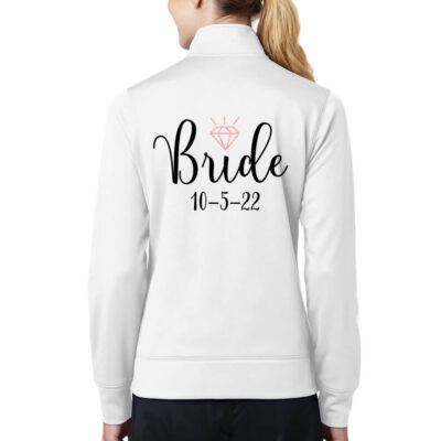 Full-zip Bride Jacket with Date