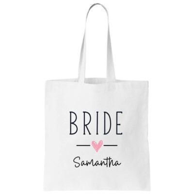 Bride Canvas Tote Bag