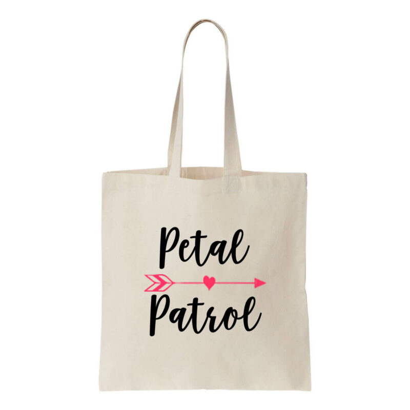 "Petal Patrol" Canvas Tote Bag