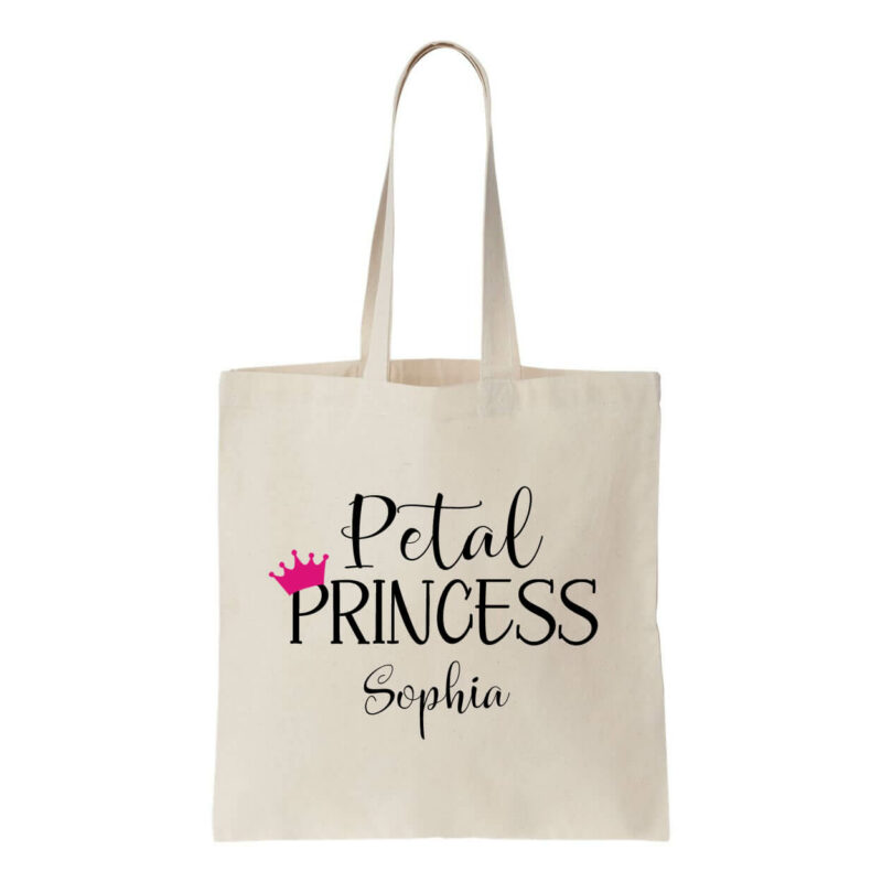"Petal Princess" Canvas Tote Bag