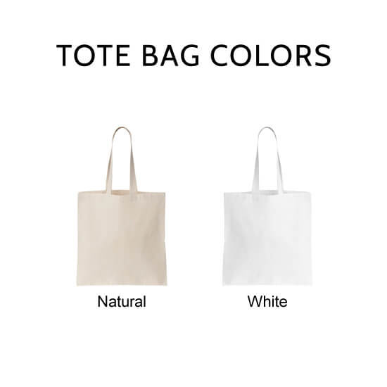 1 set Initial Canvas Tote Bag, Personalized Present Bag, Suitable