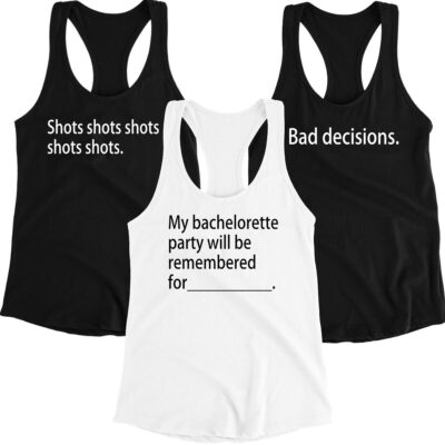 Cards Against Humanity Bachelorette Tank Tops