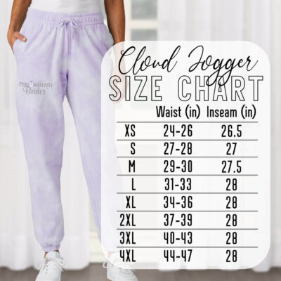 Cloud Jogger Size Chart