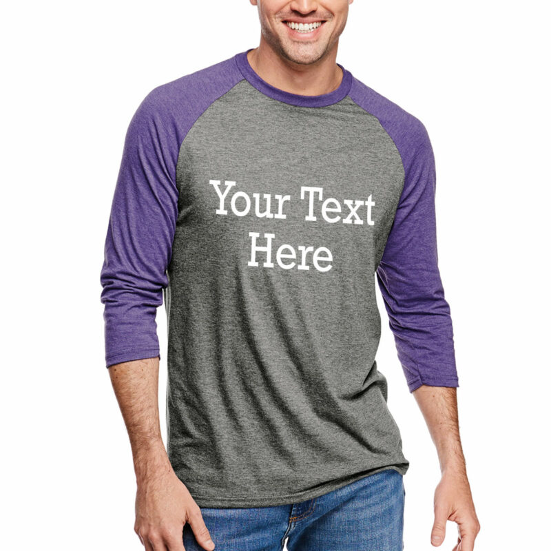 Create Your Own Men's Baseball Tee Shirt