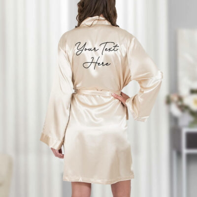 Create Your Own Satin Robe - Lifestyle