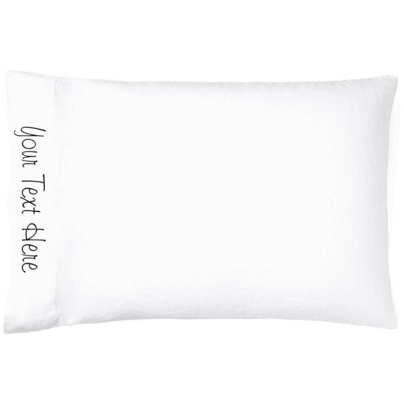 Create Your Own Embroidered Pillow Case (Side)