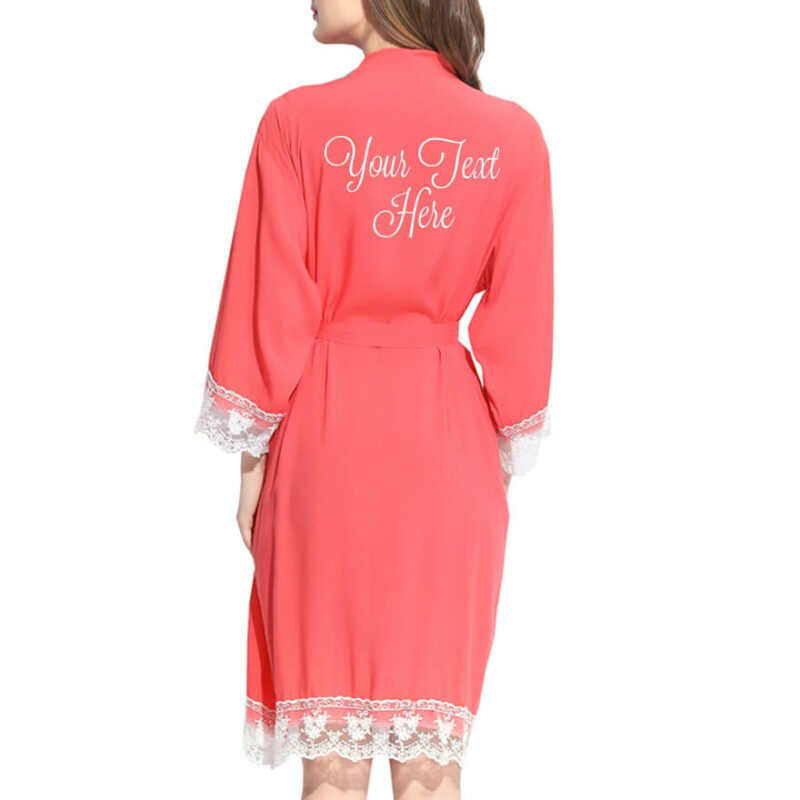 Create Your Own Embroidered Lace Trim Robe