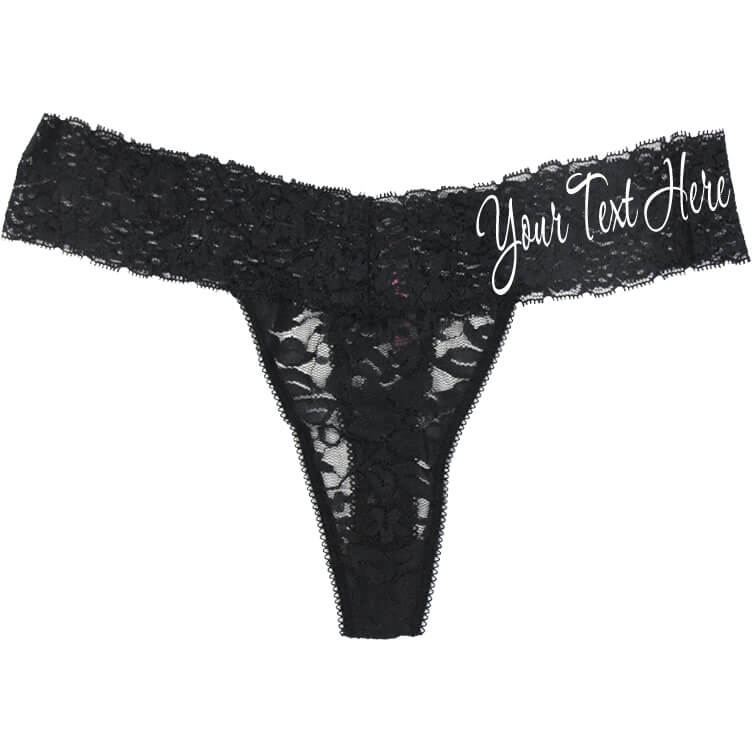 Personalized Name Thongs