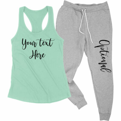 Create Your Own Tank Top & Jogger Pants Set