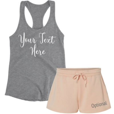 Create Your Own Tank Top & Shorts Pajama Set