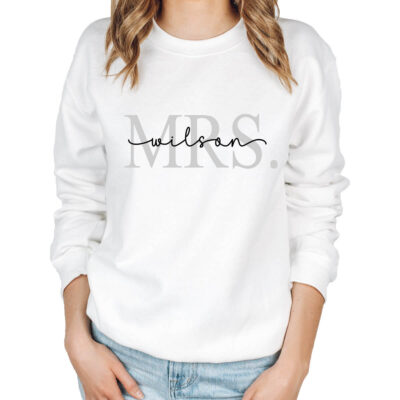 Mrs. Layered Bride Sweatshirt