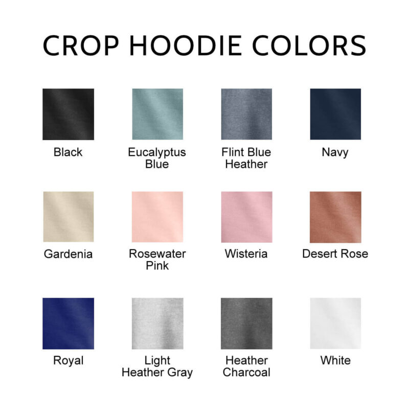 Crop Hoodie Colors