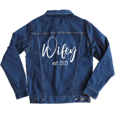 Custom Wifey Jean Jacket