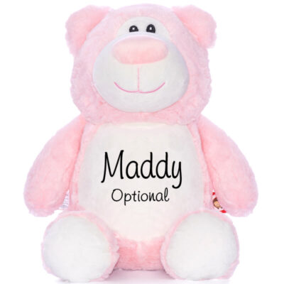 Personalized Pink Bear with Name