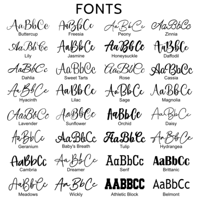 Fonts