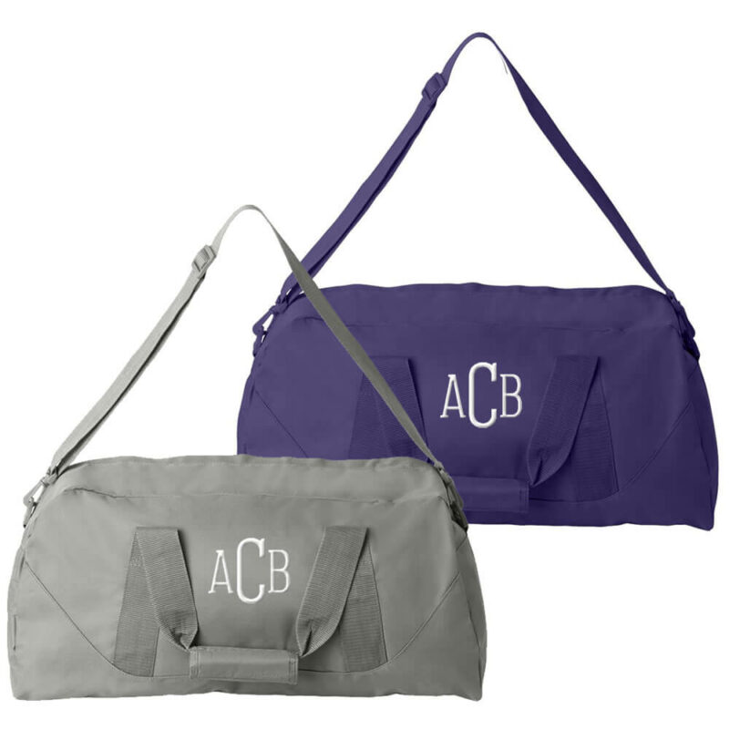 Personalized Bride and Groom Duffle Bag Set - Monogrammed