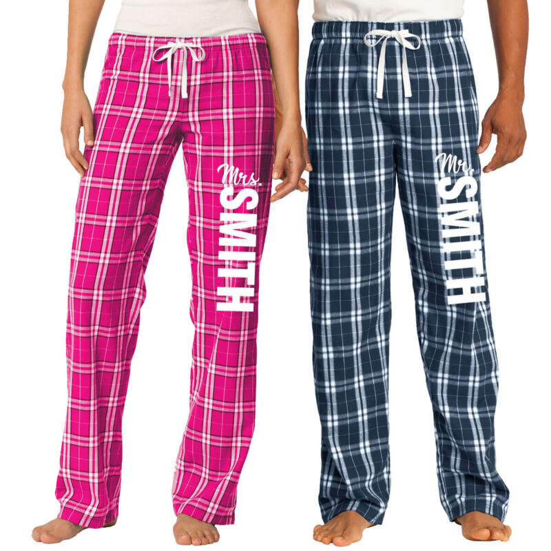 Mr. & Mrs. Flannel Pants Set