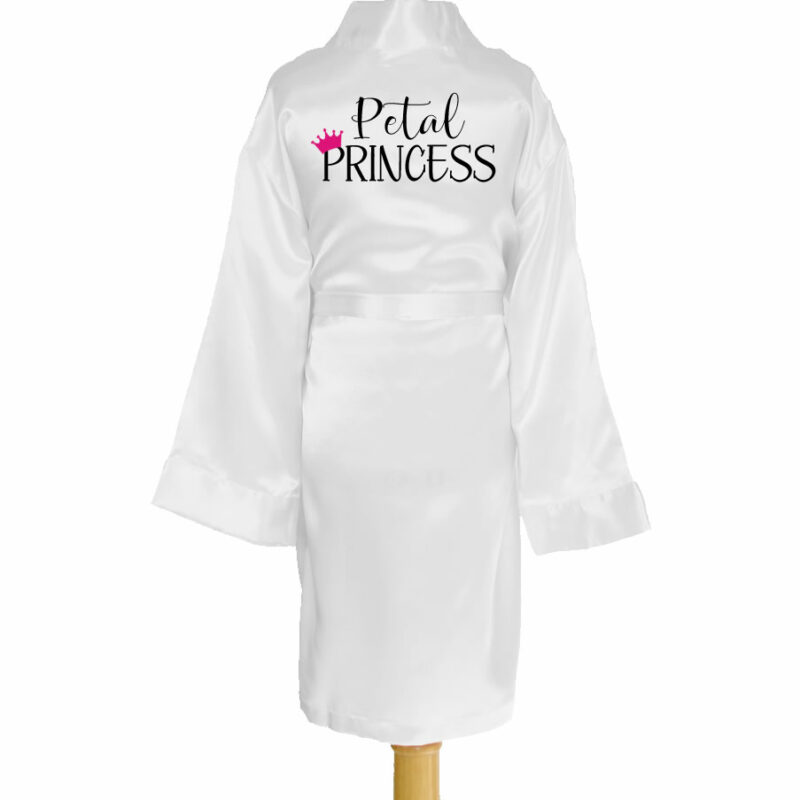 "Petal Princess" Kid's Satin Robe